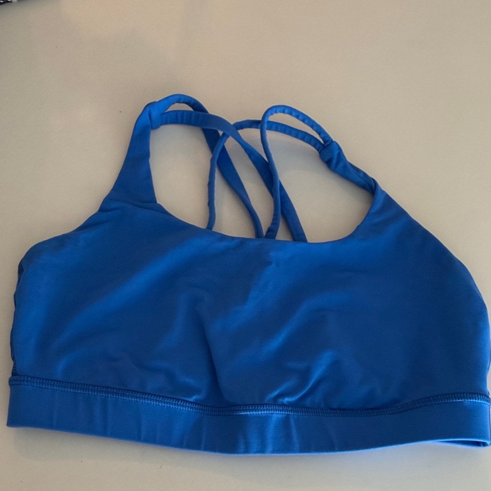 Lululemon Athletica Blue Sports Bra - size 8